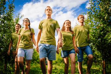 5 Mitglieder von BANG, der jungen Generation von BIO AUSTRIA