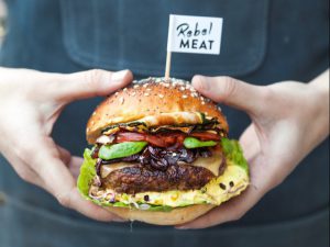 Burger in Händen
