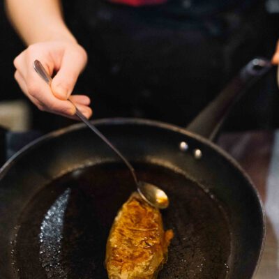 Anbraten Vergane Bio-Ente