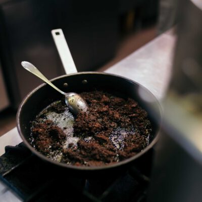 Bio-Blunze anrösten