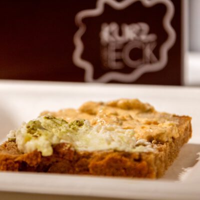 Bauernbrot mit Frischkäse