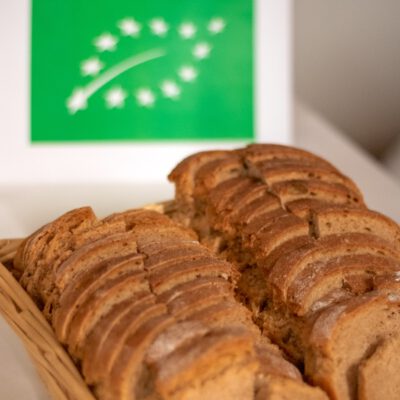 Brot und EU Bio-Logo
