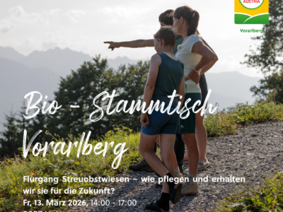 Ankündigung online Bio-Stammtisch Vorarlberg 13.03.26
