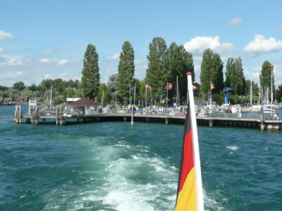 Ufer, Boot am Bodensee
