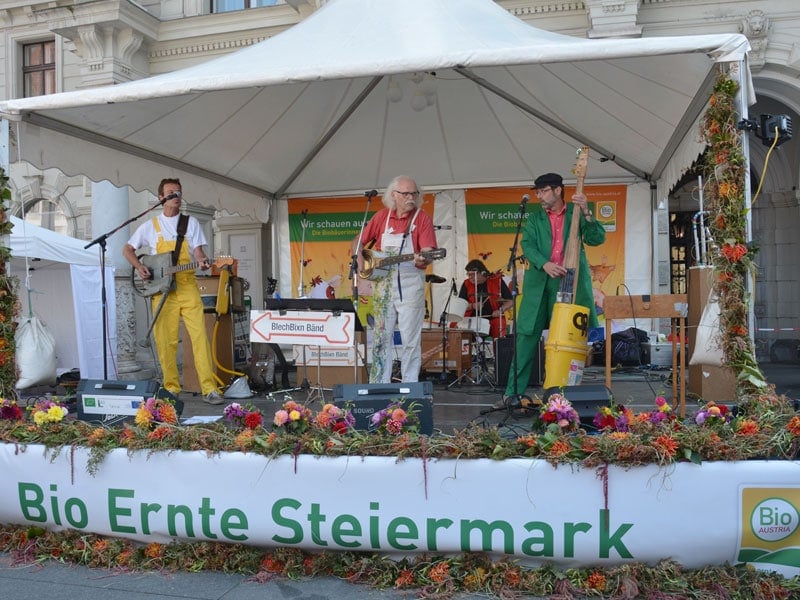 Band beim Bio Ernte-Fest Steiermark