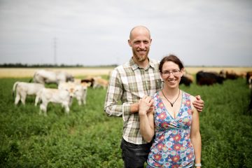 Biobauern Vinzenz und Julia Harbich