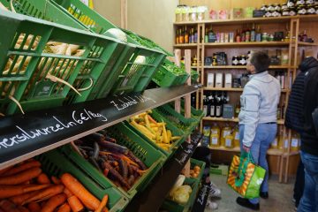 Geschäftsraum des Bio-Bauernladen Natters