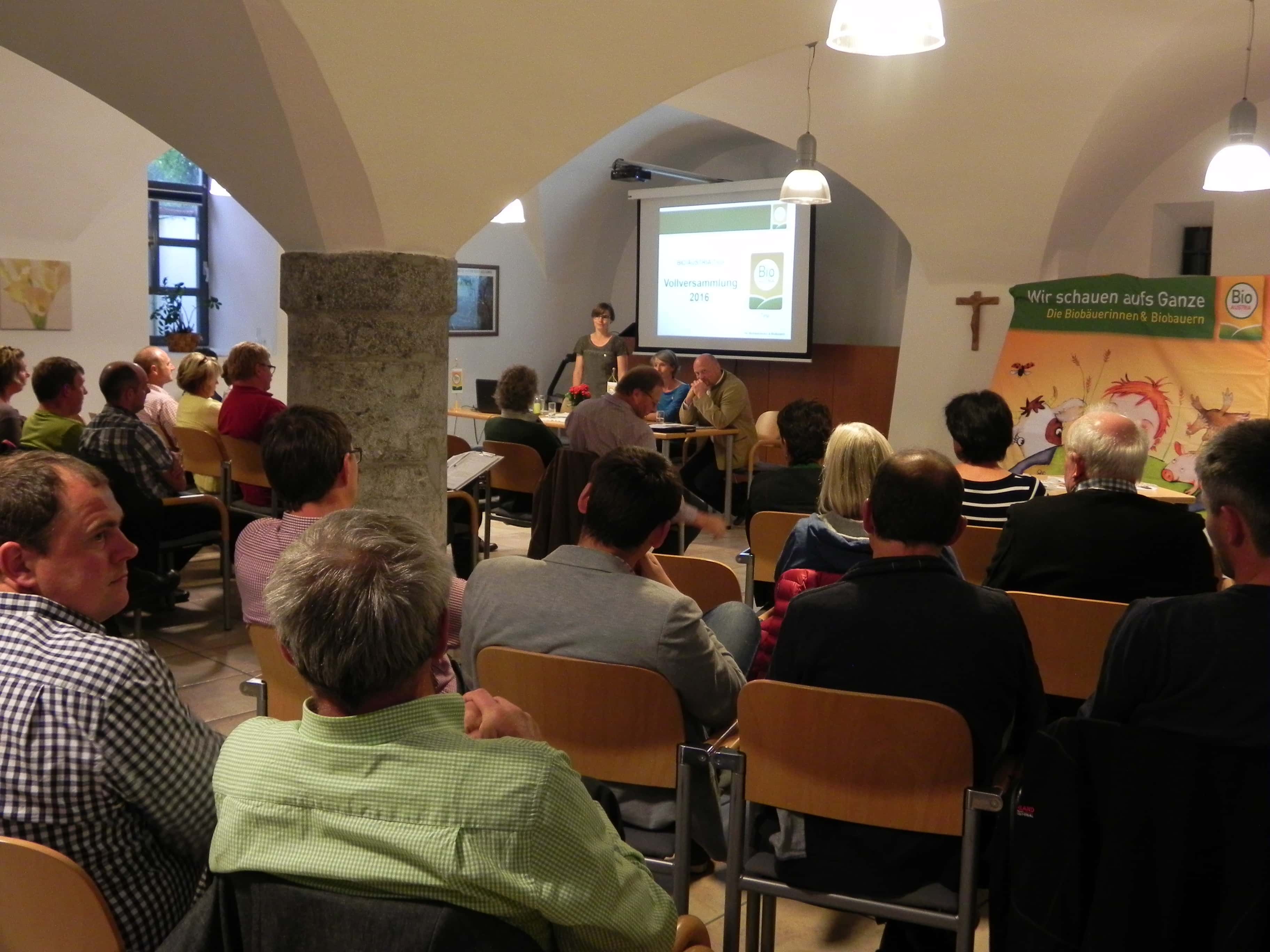 Besucher der Vollversammlung