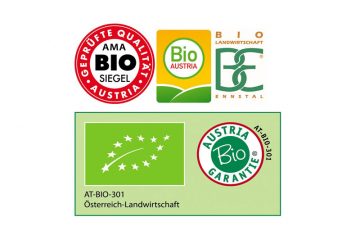 verschiedene Bio-Siegel