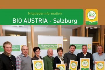 Titelblatt Mitgliederinformation Salzburg 2018