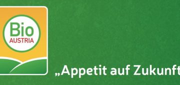BIO AUSTRIA Logo mit "Appetit auf Zukunft"