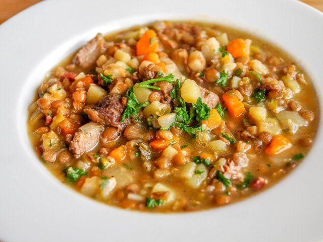 Linsensuppe