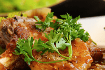 Lammfleisch gebraten